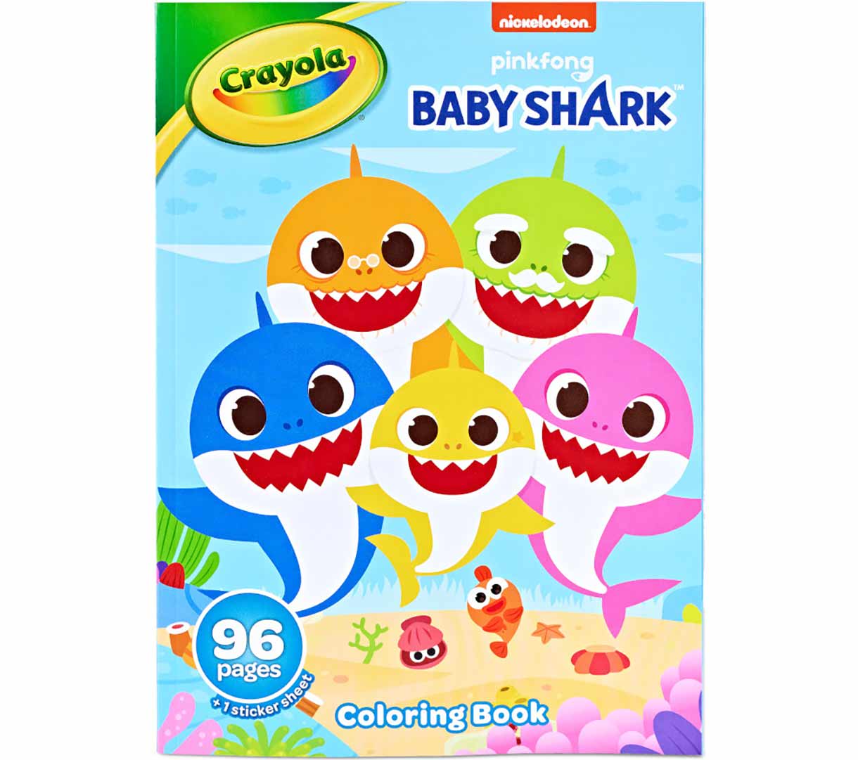 Baby Shark Coloring Book & Sticker Sheet