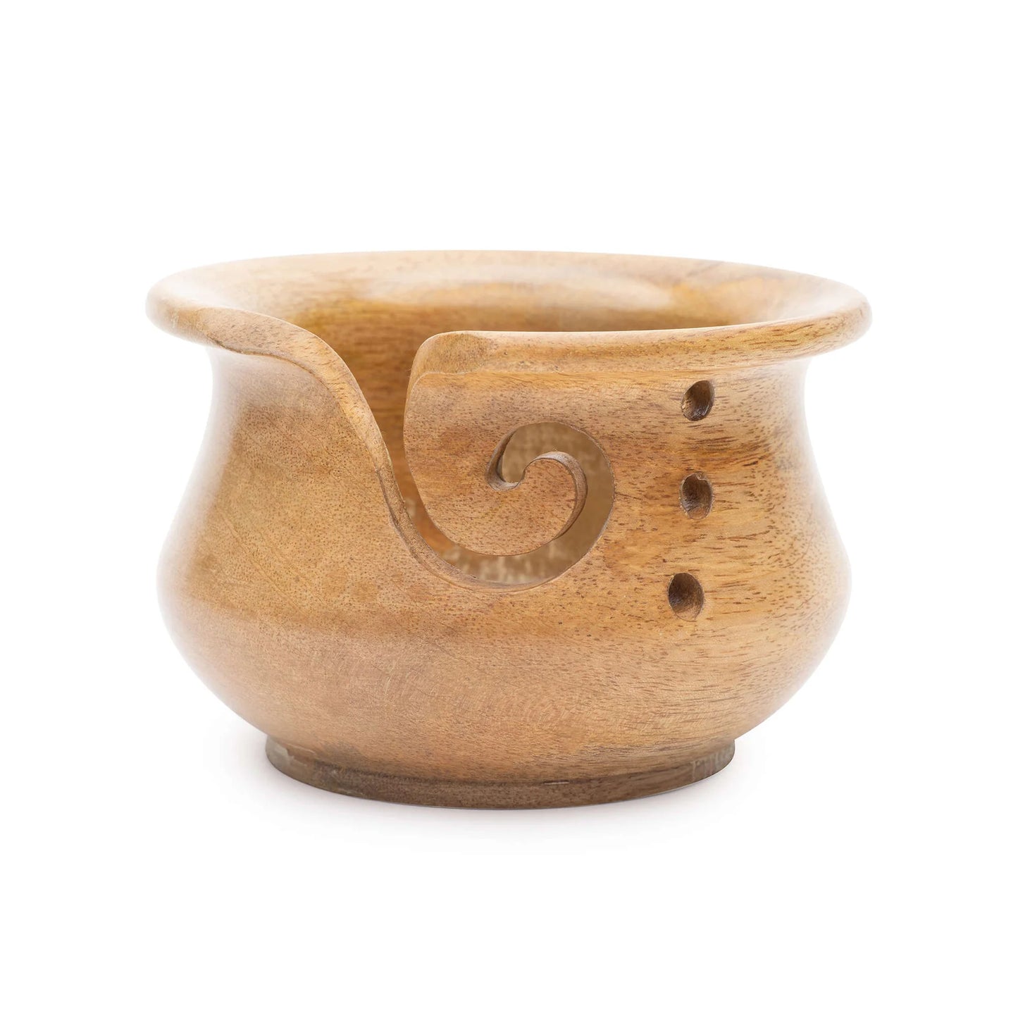 Susan Bates Wood Yarn Bowl