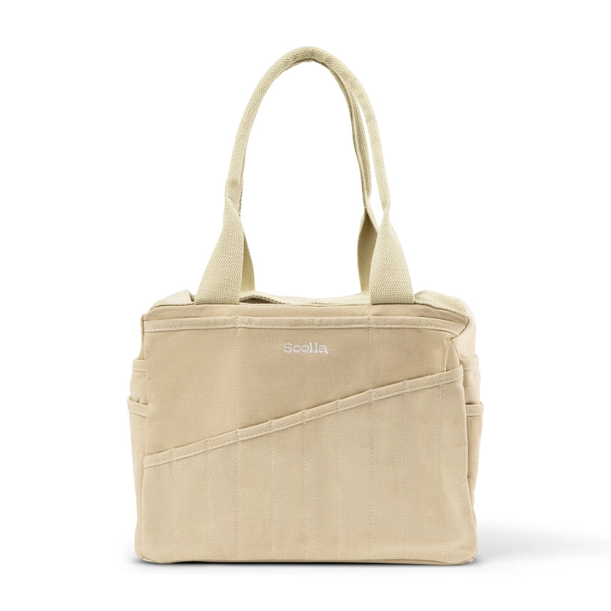 Soolla Studio Artist Bag, Boho Beige, Knitting Tote