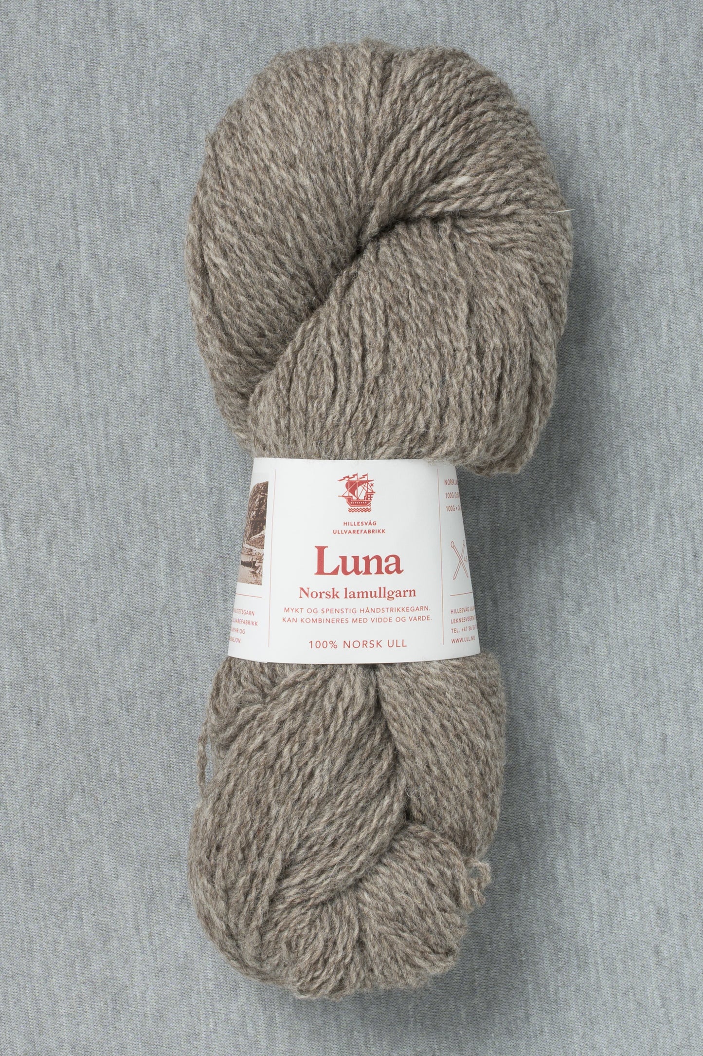 451 Heathered Medium Brown - Luna