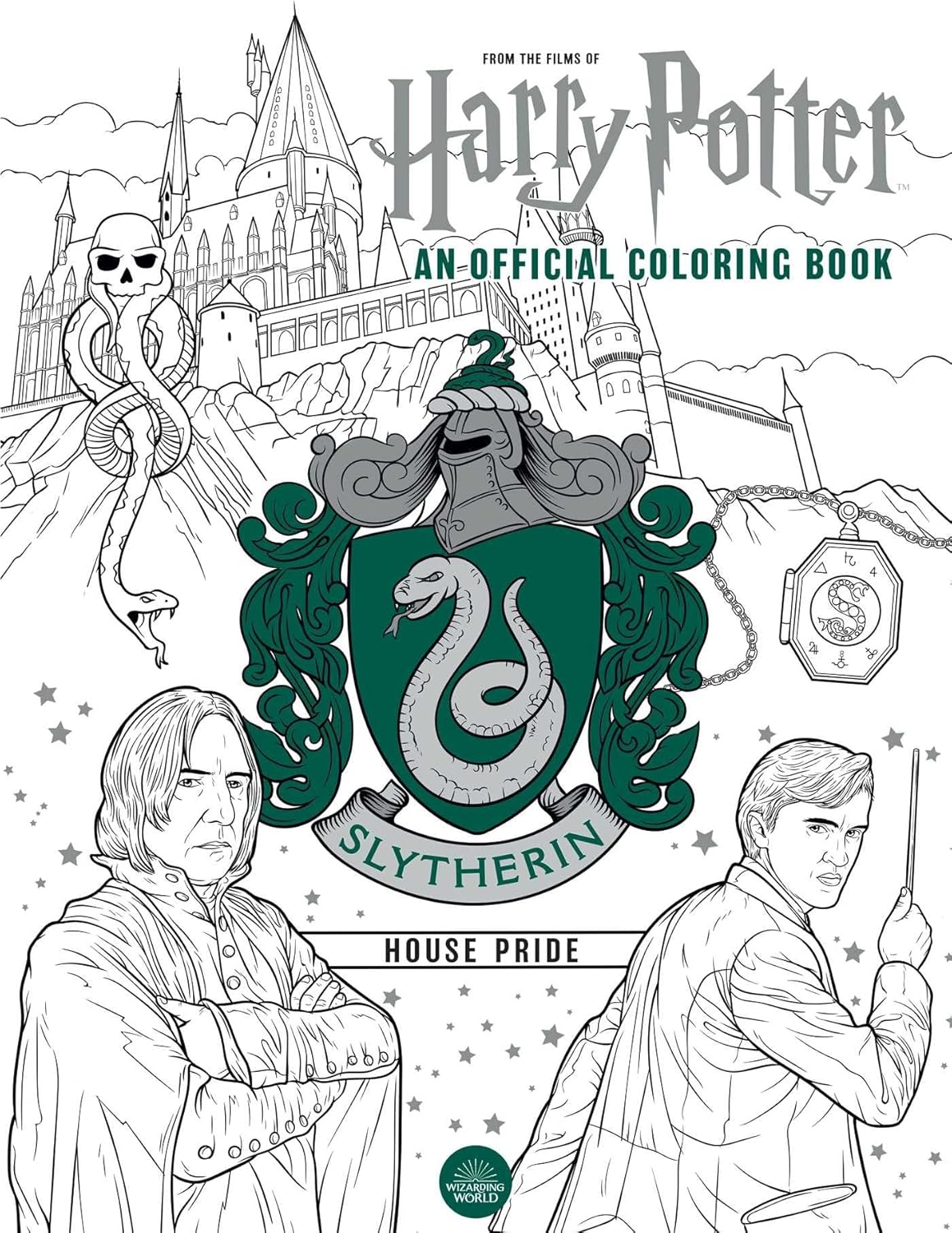 Harry Potter: Slytherin House Pride: The Official Coloring Book