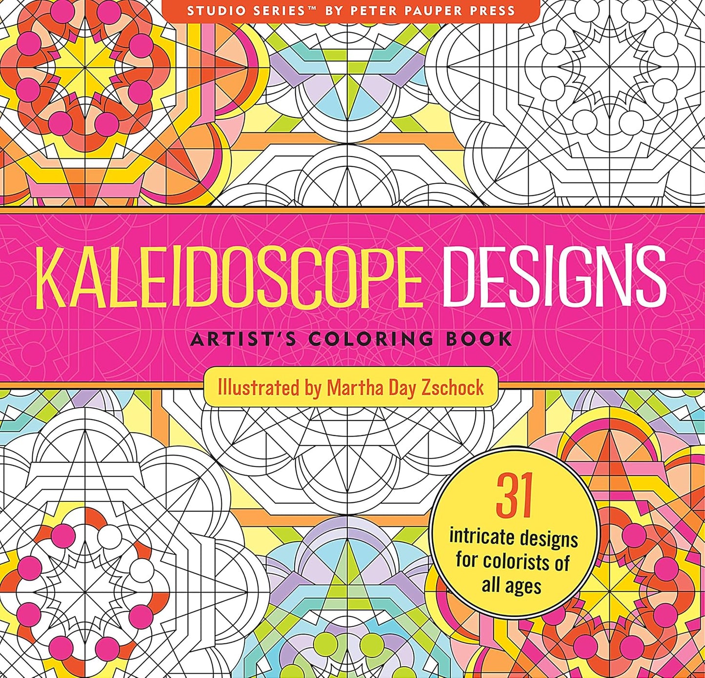 Kaleidoscope Designs Adult Coloring Book