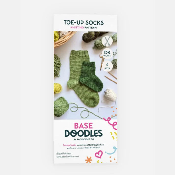 Toe-up Socks - DK - Base Doodle Brochure