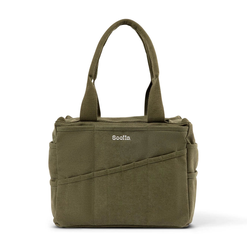 Soolla Studio Artist Bag, Forest Green, Knitting Tote