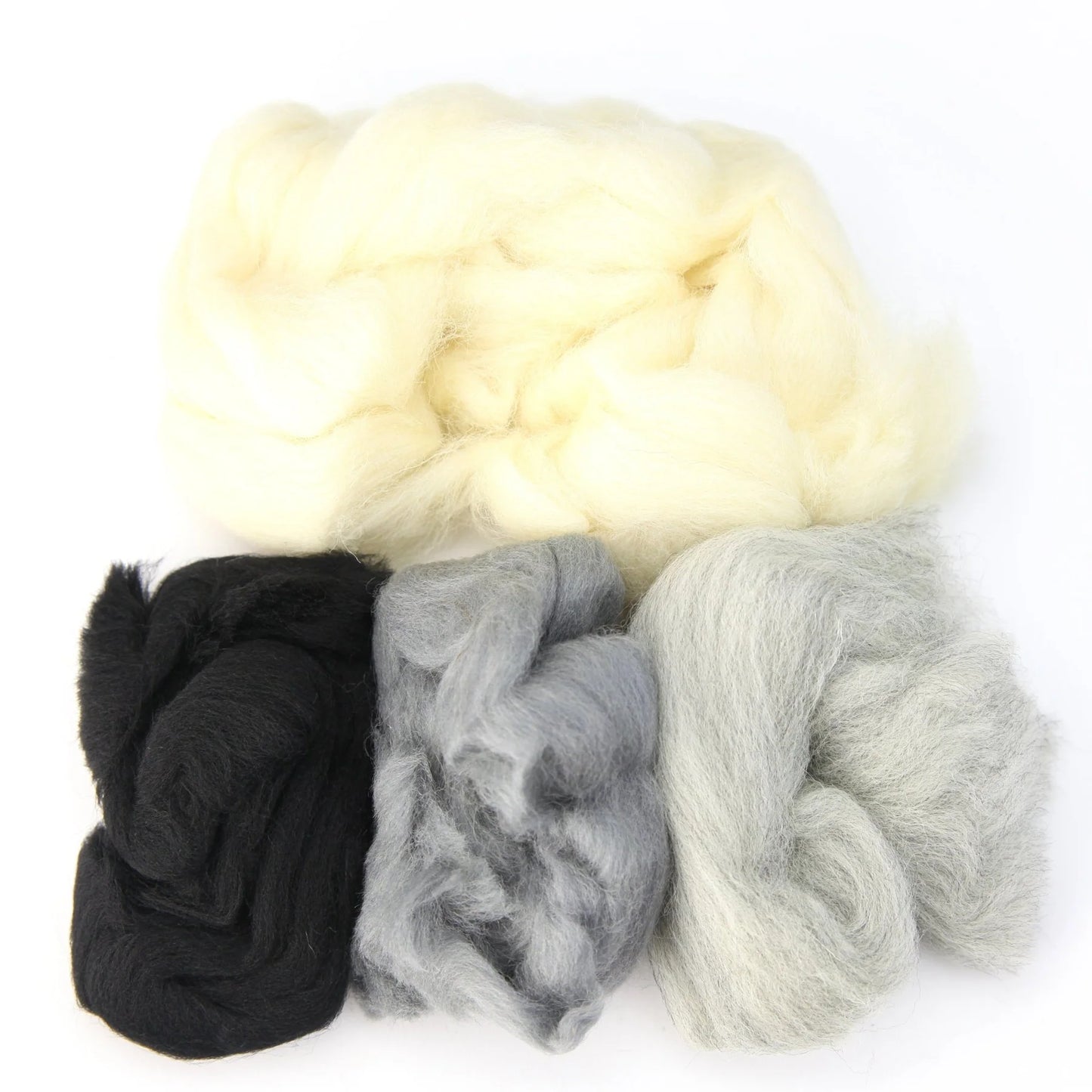 Merino Wool 2 oz – Winter Colors for Needle Felting