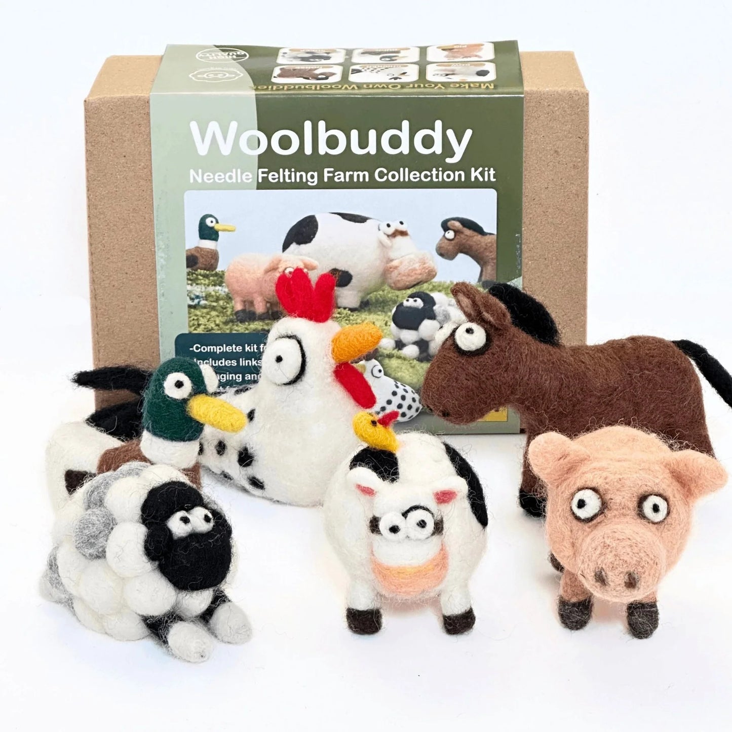 Farm Animal Needle Felting Kit