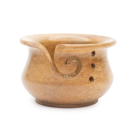 Susan Bates Wood Yarn Bowl