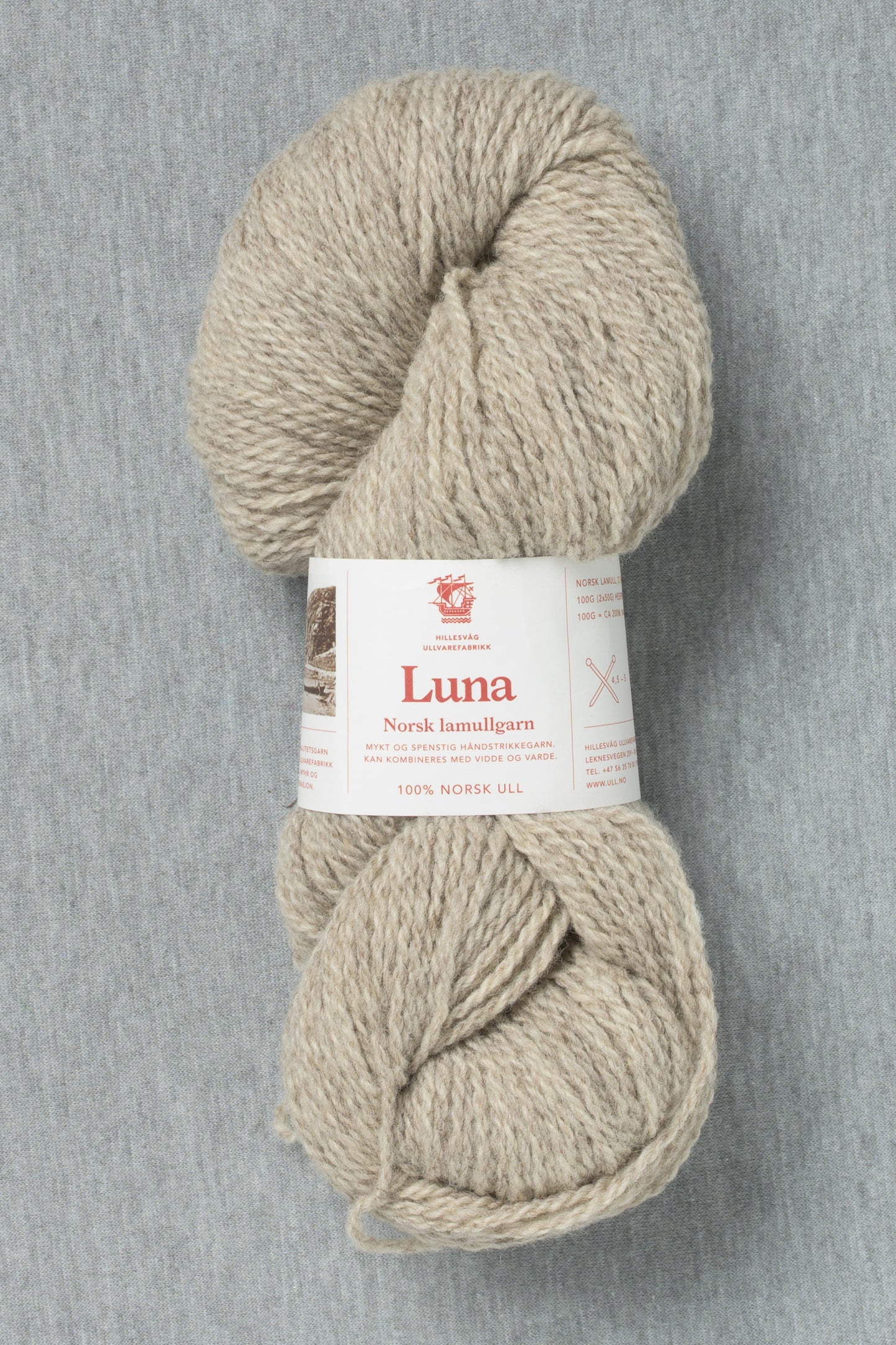 450 Heathered Light Brown  - Luna