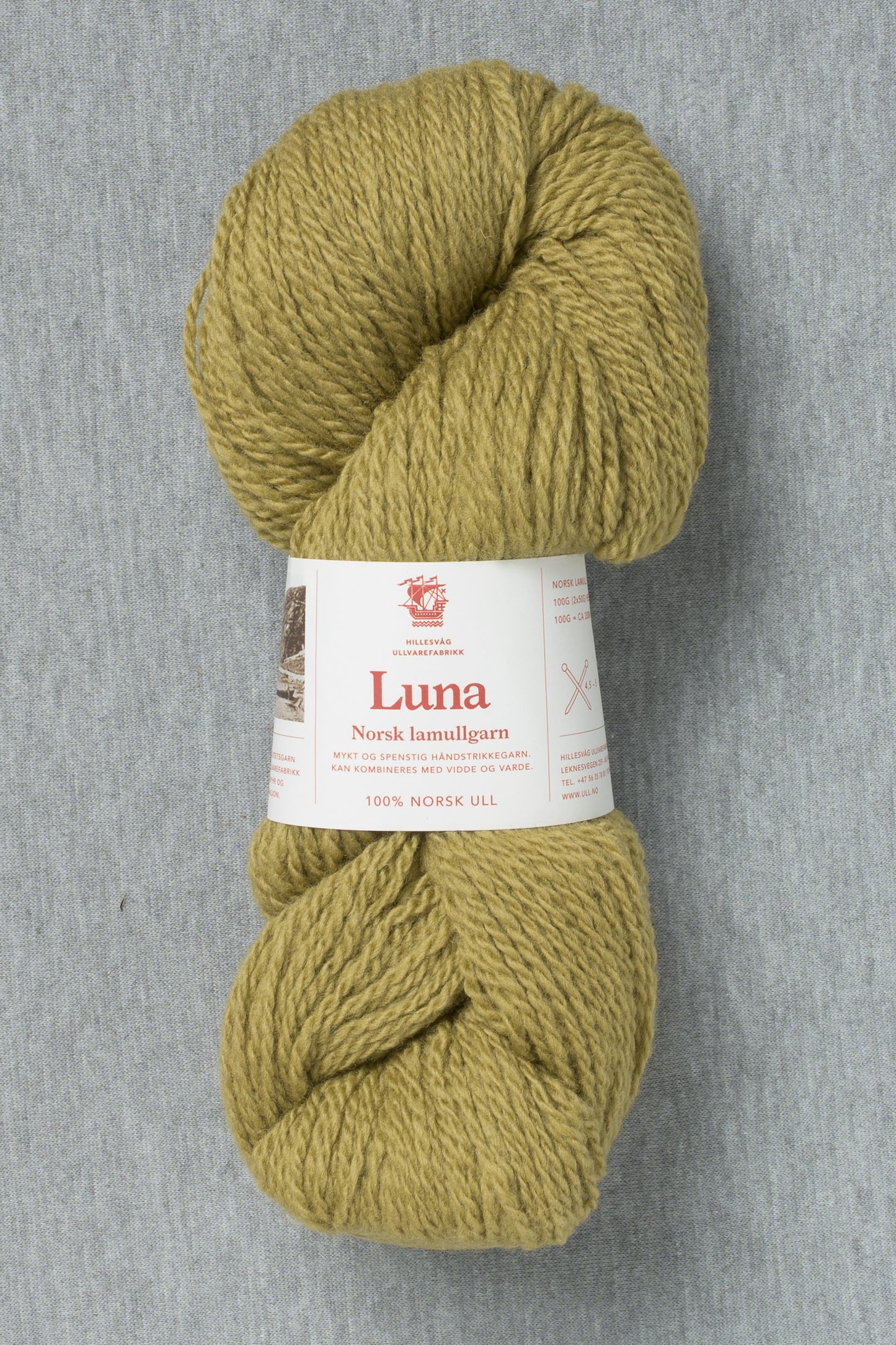 467 Dusty Yellow Green  - Luna