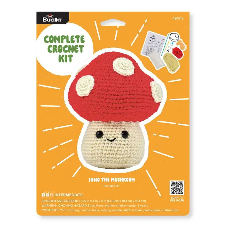 Juno the Mushroom - Bucilla® Amigurumi Crochet Kit