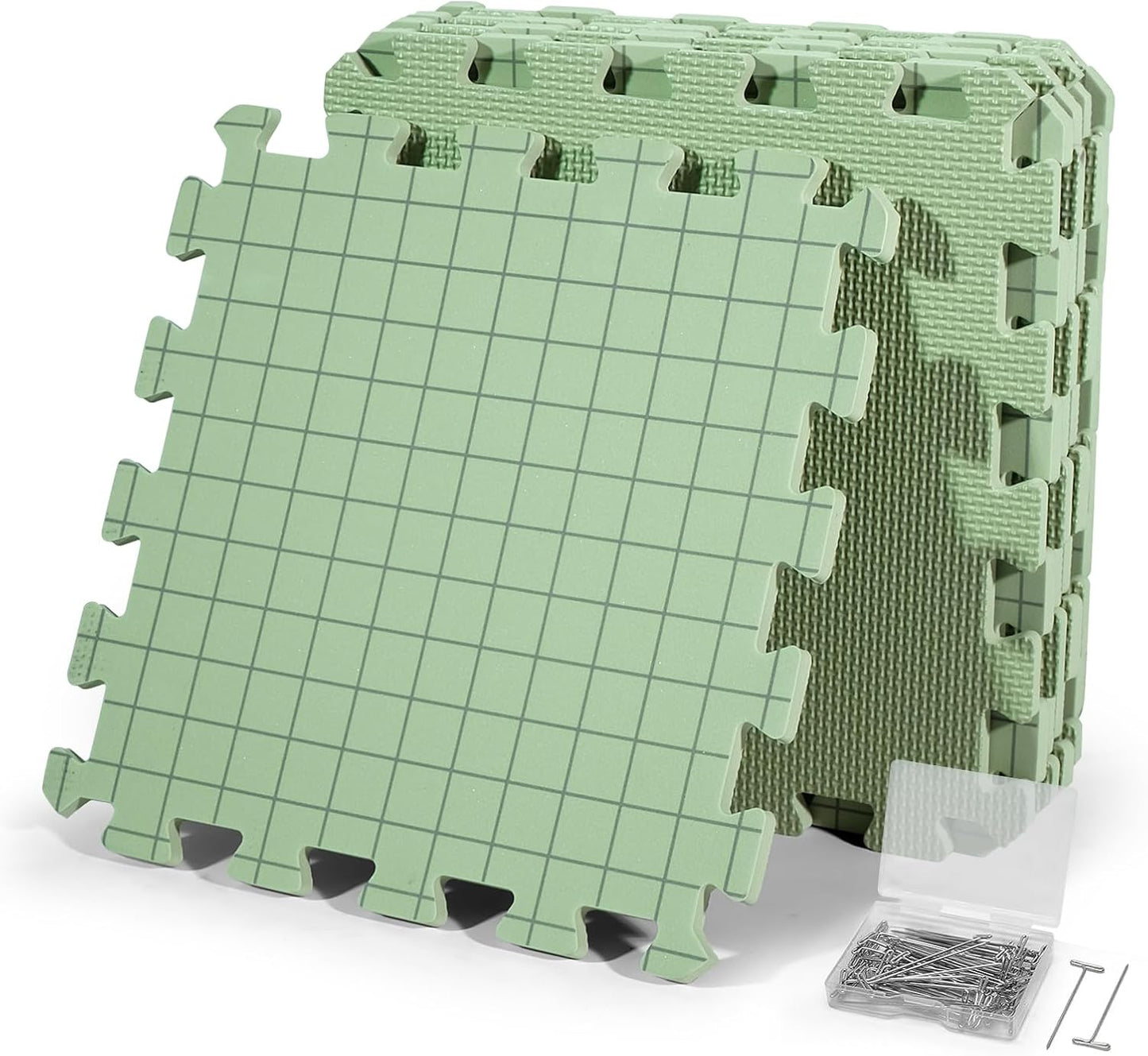 Blocking Mats - Green 12x12x0.39"