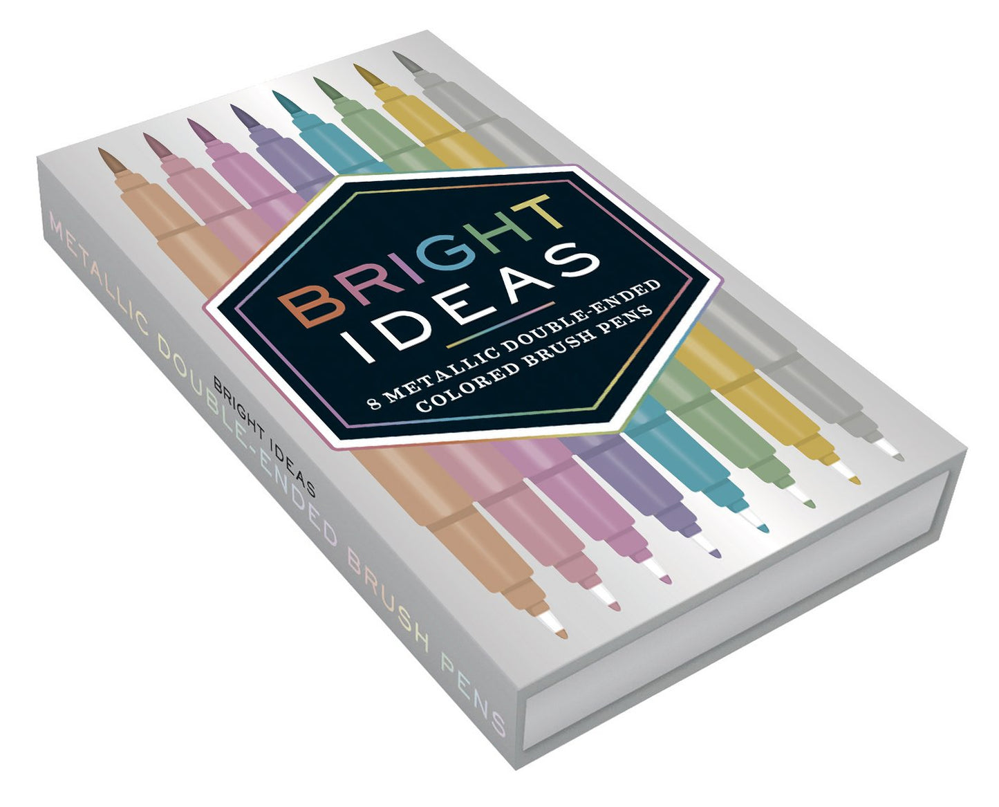 Bright Ideas Metallic Double-Ended Colored Brush Pens