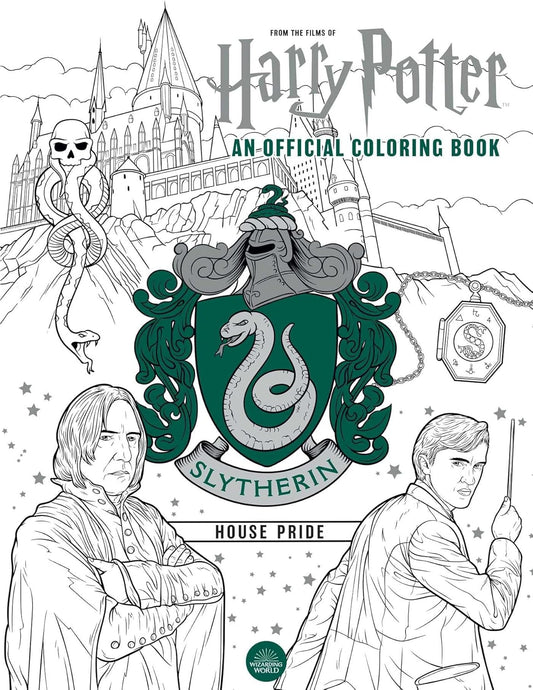 Harry Potter: Slytherin House Pride: The Official Coloring Book