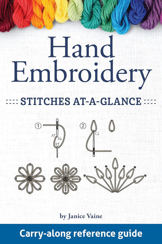 Hand Embroidery Stitches At-A-Glance