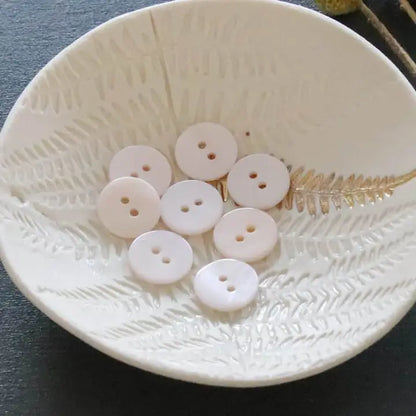 Flat Mother of Pearl Buttons