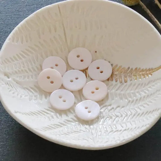 Flat Mother of Pearl Buttons