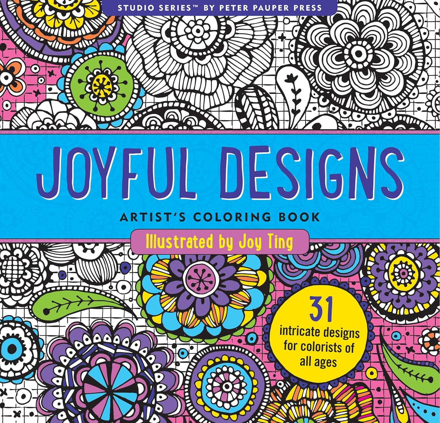 Joyful Designs Adult Coloring Book
