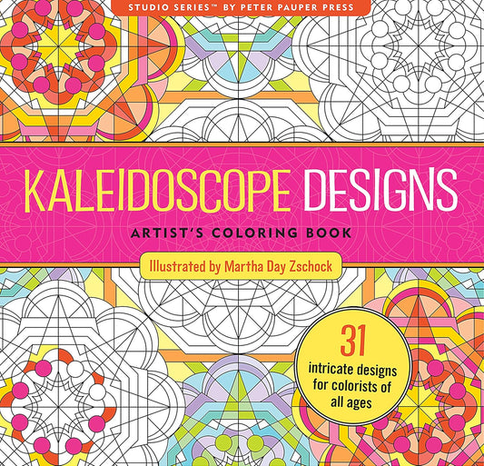 Kaleidoscope Designs Adult Coloring Book