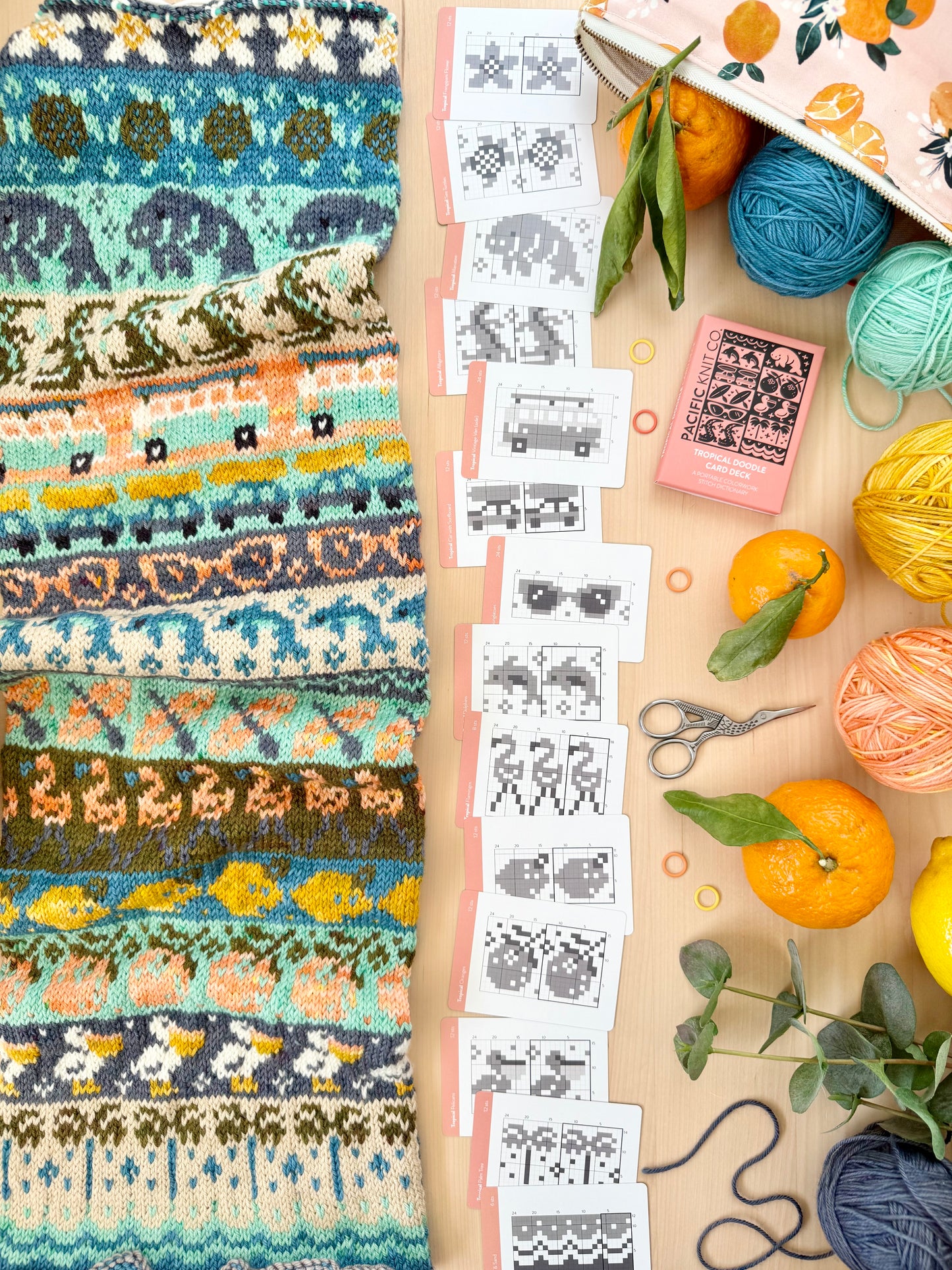 Tropical Doodle Card Deck