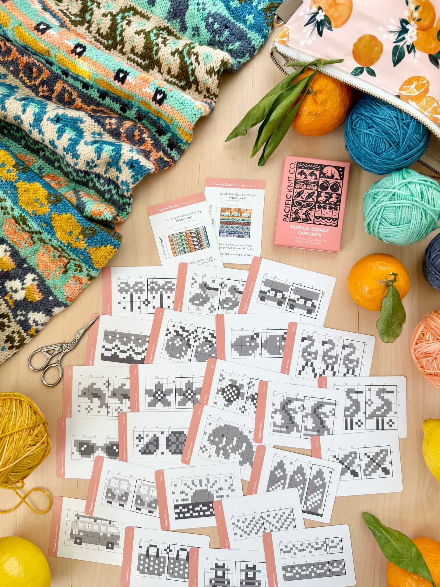 Tropical Doodle Card Deck