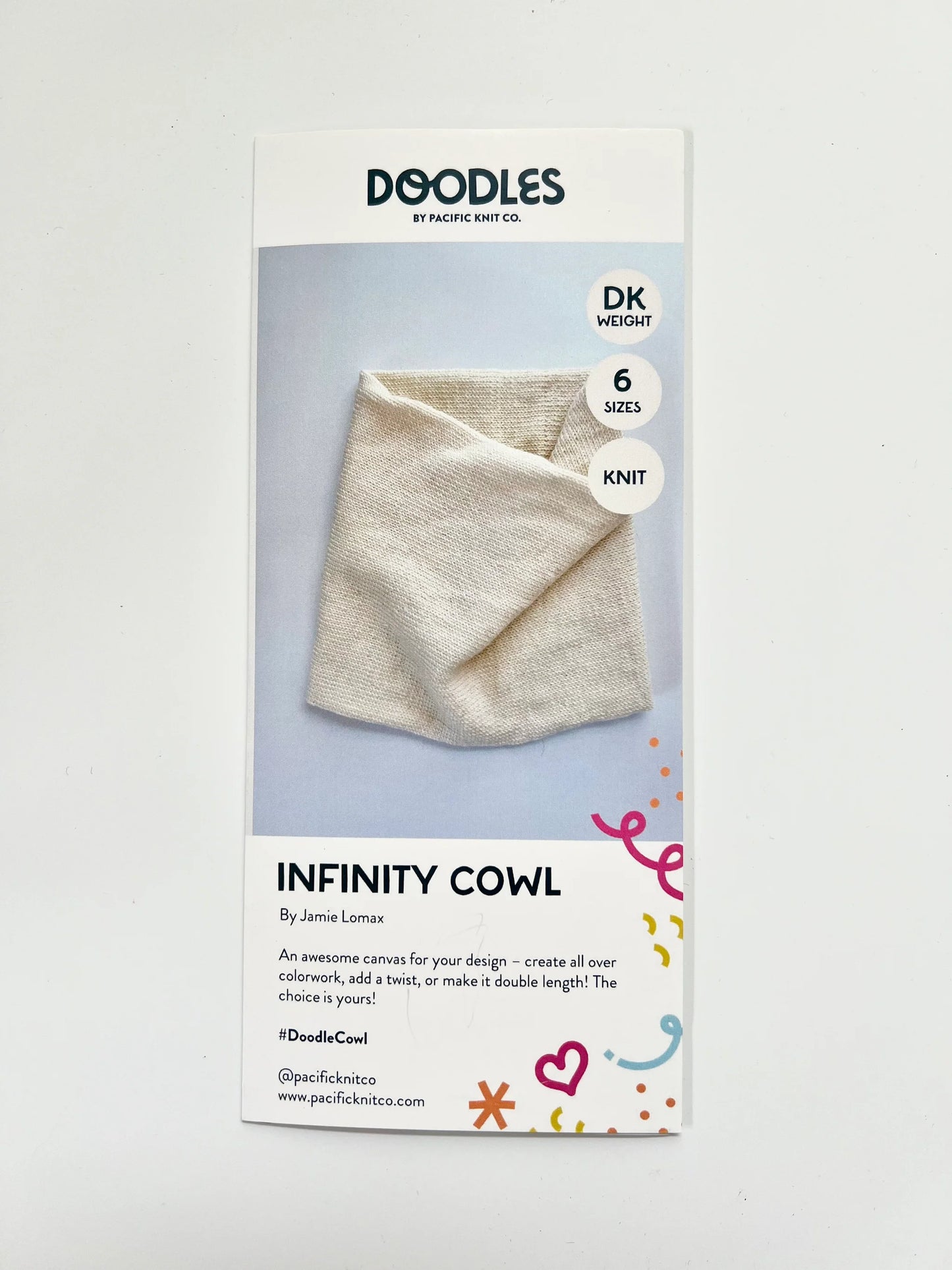 Infinity Cowl Doodle Brochure