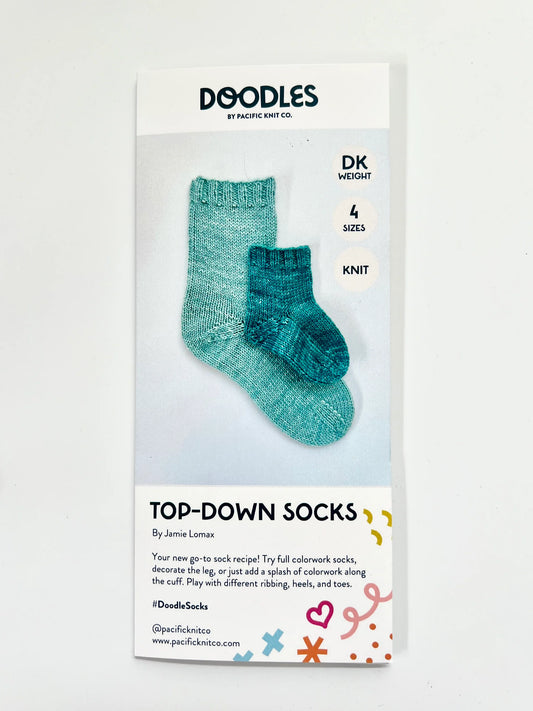 DK Top-Down Socks Doodle Brochure