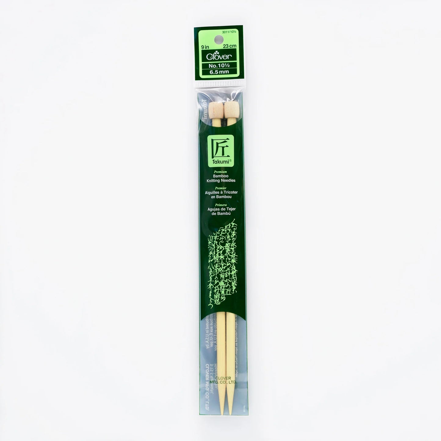 Takumi Single Point Knitting Needles 9"