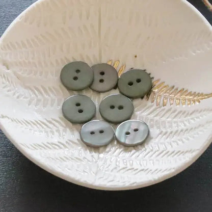 Flat Mother of Pearl Buttons