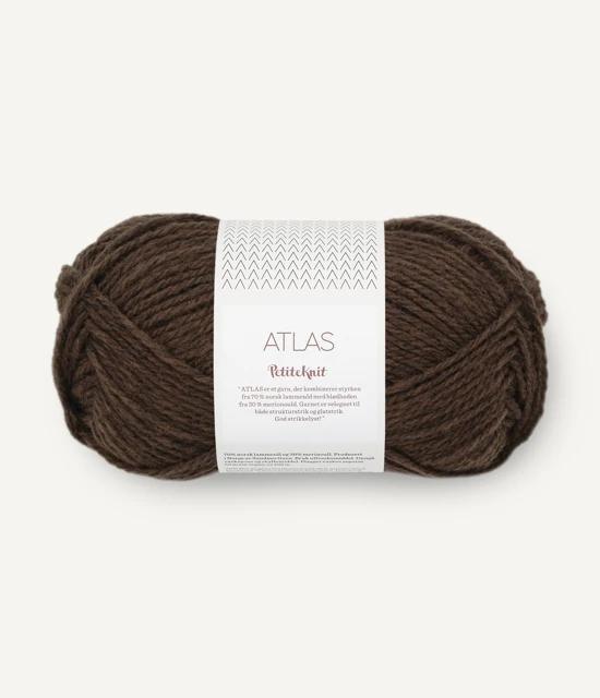 2381 Coffee Heather - Petite Knit Atlas