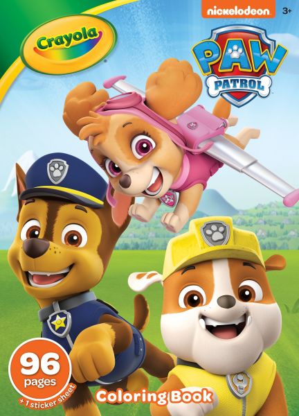 Paw Patrol Coloring Book & Sticker Sheet
