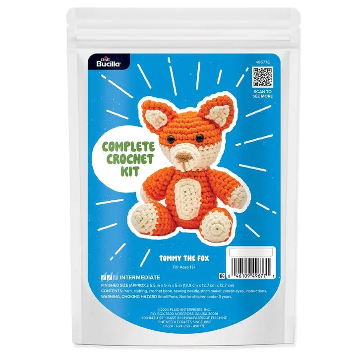 Tommy the Fox - Bucilla® Amigurumi Crochet Kit
