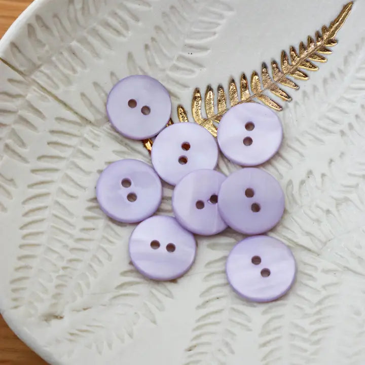 Flat Mother of Pearl Buttons