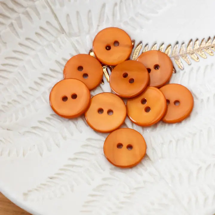 Flat Mother of Pearl Buttons