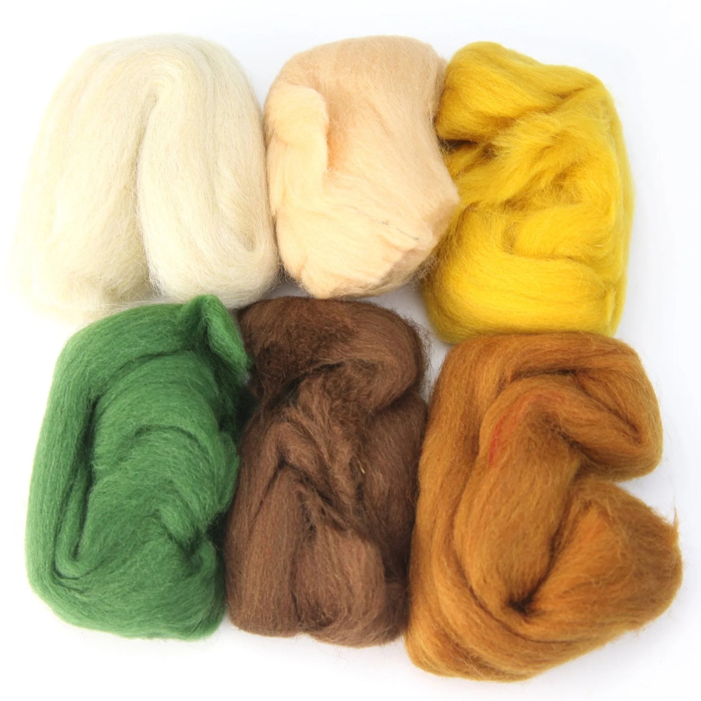 Merino Wool 2 oz – Fall Colors for Needle Felting