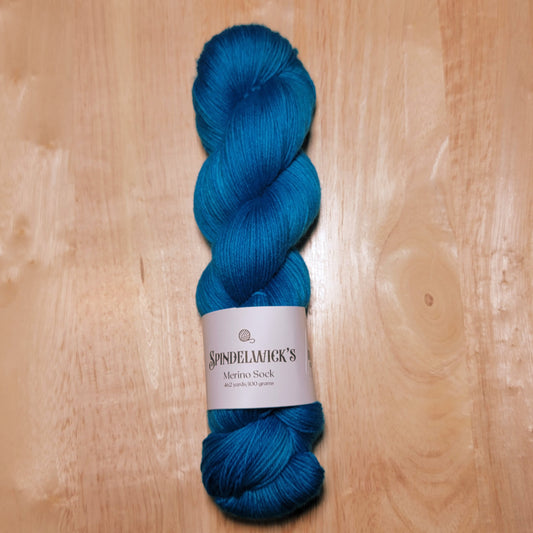 Deep Teal - Merino Sock