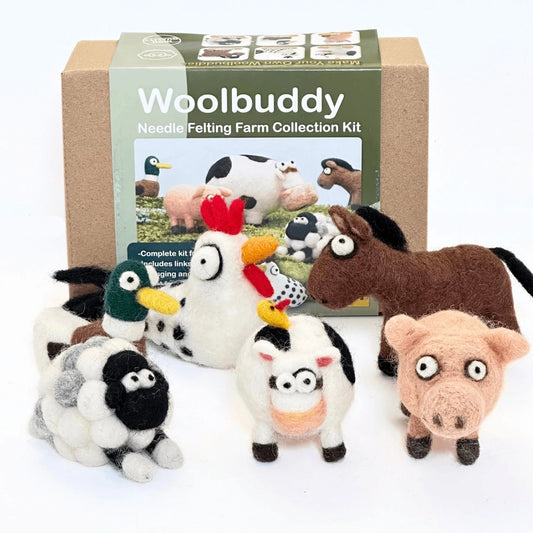 Farm Animal Needle Felting Kit