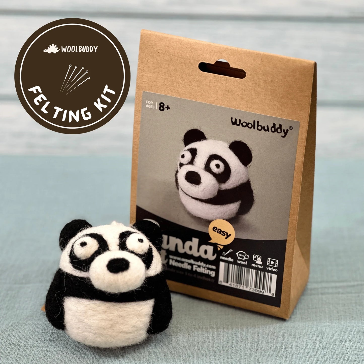 Panda Needle Felting Kit