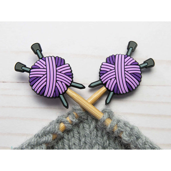 Purple Yarn Ball Point Protectors