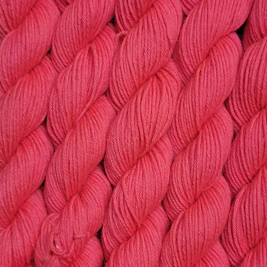 Electric Coral - Mini BFL Sock