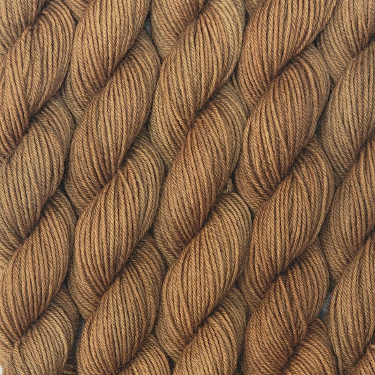 Brown Bear - Mini BFL Sock