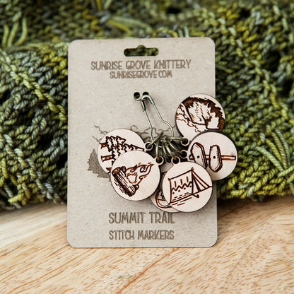 Sunrise Grove Stitch Markers